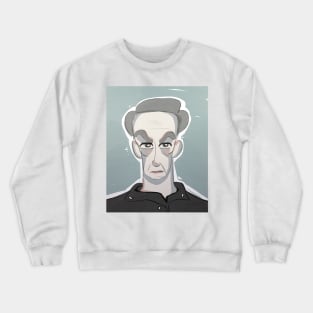 Portrait old man Crewneck Sweatshirt